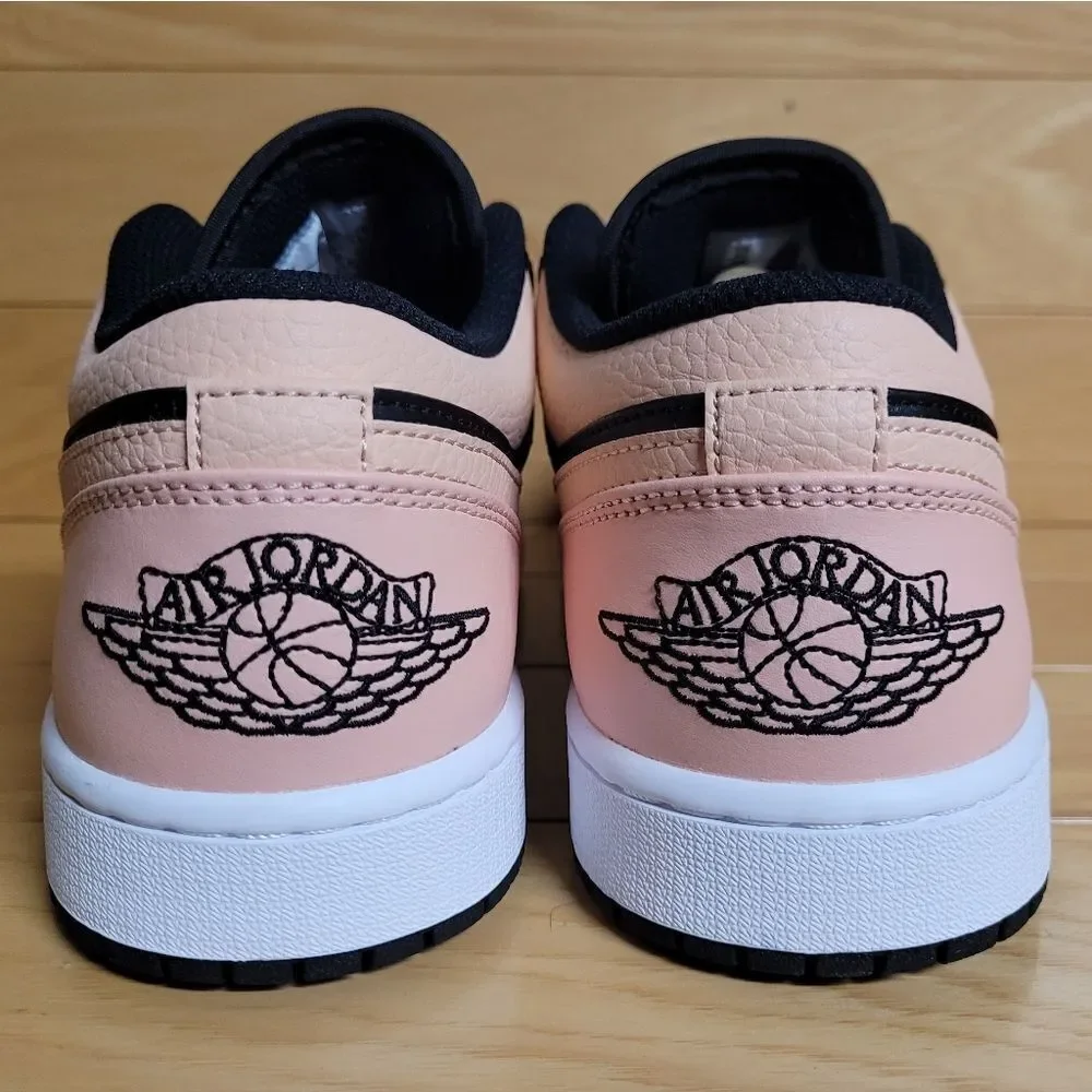 Air Jordan 1 Low Black Artic Orange White Mens Shoe Sneaker 553558-034